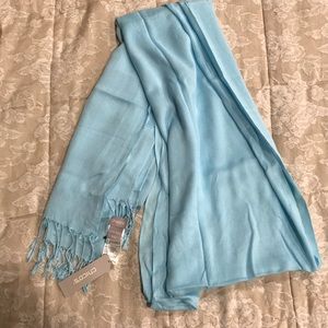 Chico’s Solid Shawl Pashmina Oblong Scarf